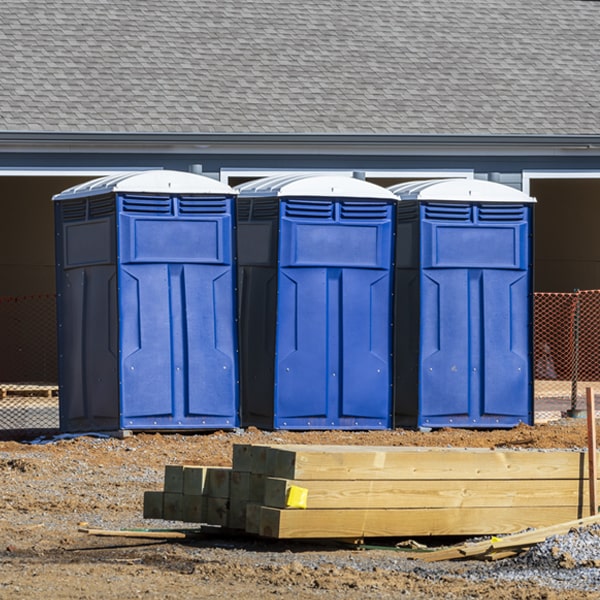 is there a specific order in which to place multiple portable restrooms in Canoga Park California